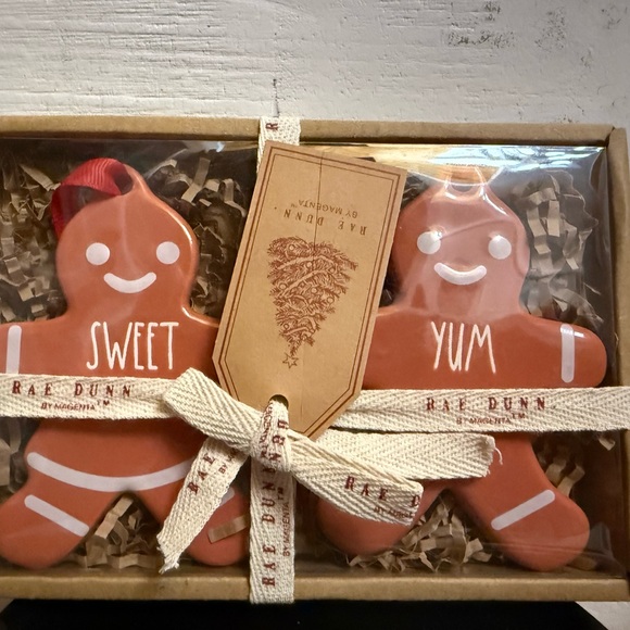 Rae Dunn Other - Rae Dunn Gingerbread Ornament  Set
